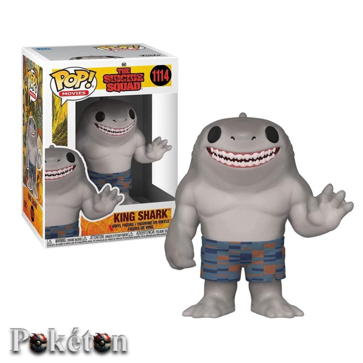 FUNKO POP The Suicide Squad #1114 King Shark Vinyl Figur NEU