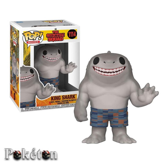 FUNKO POP The Suicide Squad #1114 King Shark Vinyl Figur NEU