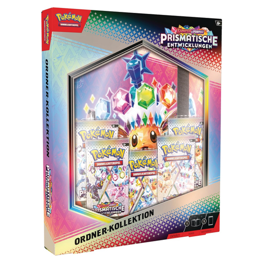 Pokemon Binder Collection Ordner Kollektion prismatische Entwicklungen TCG Deutsch OVP