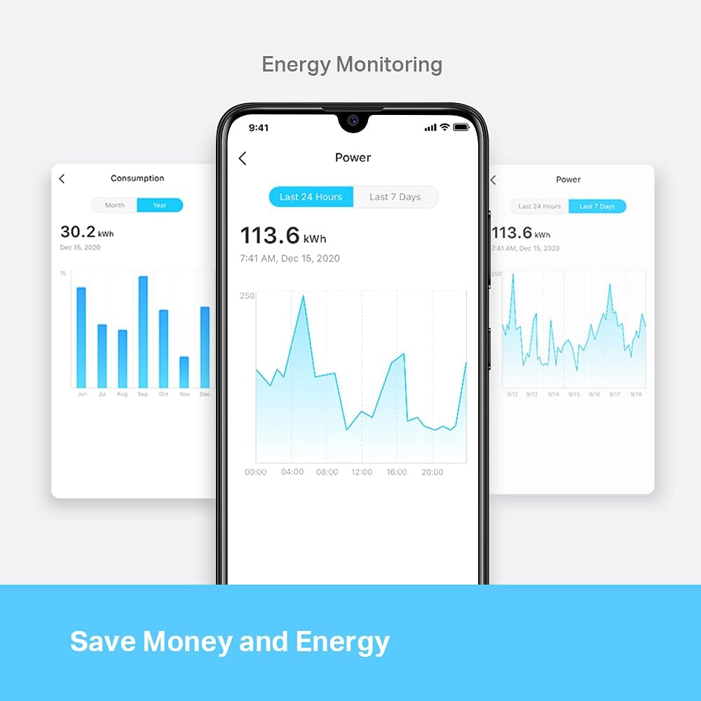 TP-Link Tapo Smart Home WLAN Steckdose P110 Alexa Energieverbrauchskontrolle