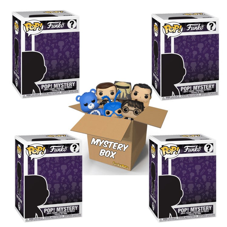 FUNKO POP Mystery 4 Stück Box Original NEU