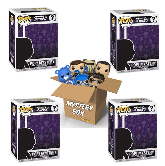 FUNKO POP Mystery 4 Stück Box Original NEU