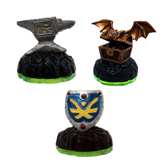 Skylanders Spyro's Adventure 3er Pack (Anvil Rain, Hidden Treasure, Sky Iron Shield) - gebraucht