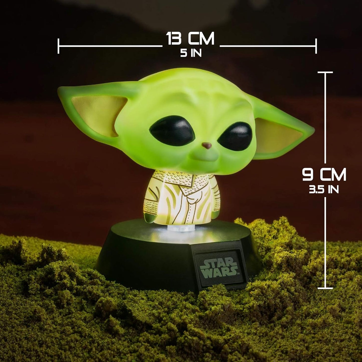 The Child Baby Yoda Mandalorian Icons Light Lampe Licht Nachtlicht