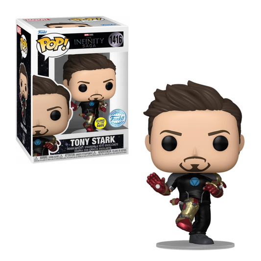 FUNKO POP Marvel Infinity Saga #1416 Tony Stark - Glow in the Dark - Vinyl Figur NEU