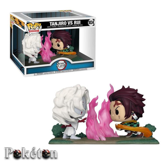 FUNKO POP Demon Slayer #1034 Tanjiro vs. Rui Vinyl Figur NEU