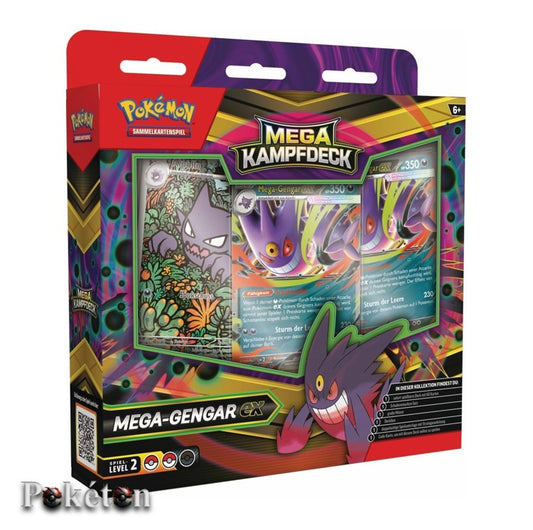 Pokémon-Sammelkartenspiel: Mega-Kampfdeck Mega-Gengar-ex (1 Deck mit 60 Karten)