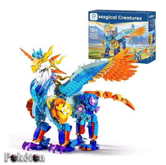 Sillbird Magische Wesen Phoenix Tier Greif Fabelwesen - Klemmbaustein Set - 1212 Teile