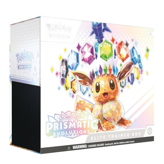 Pokemon prismatic Evolutions Elite Trainer Box ETB (9 Booster & Evoli Promo) EN