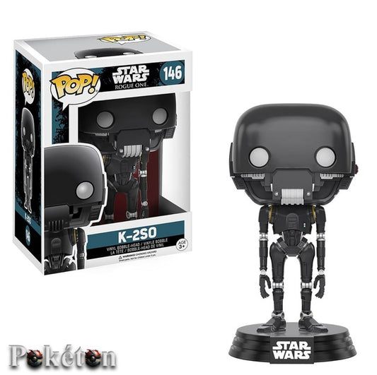 FUNKO POP Star Wars Rogue One #146 K-2SO - Vinyl Figur NEU