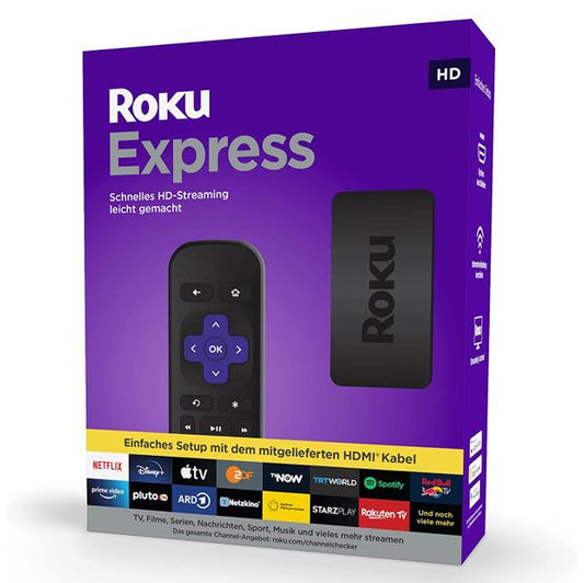 Roku Express | HD-Streaming Media Player | Funktioniert nur in Deutschland
