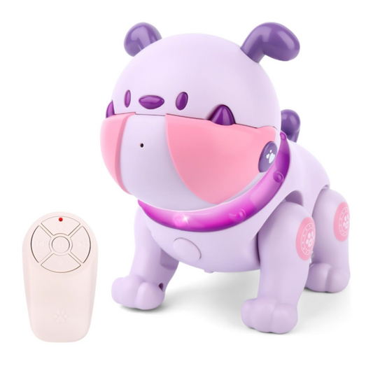 Dodo Ferngesteuertes Roboter Hund Spielzeug mit Musik Fernbedienung - lila