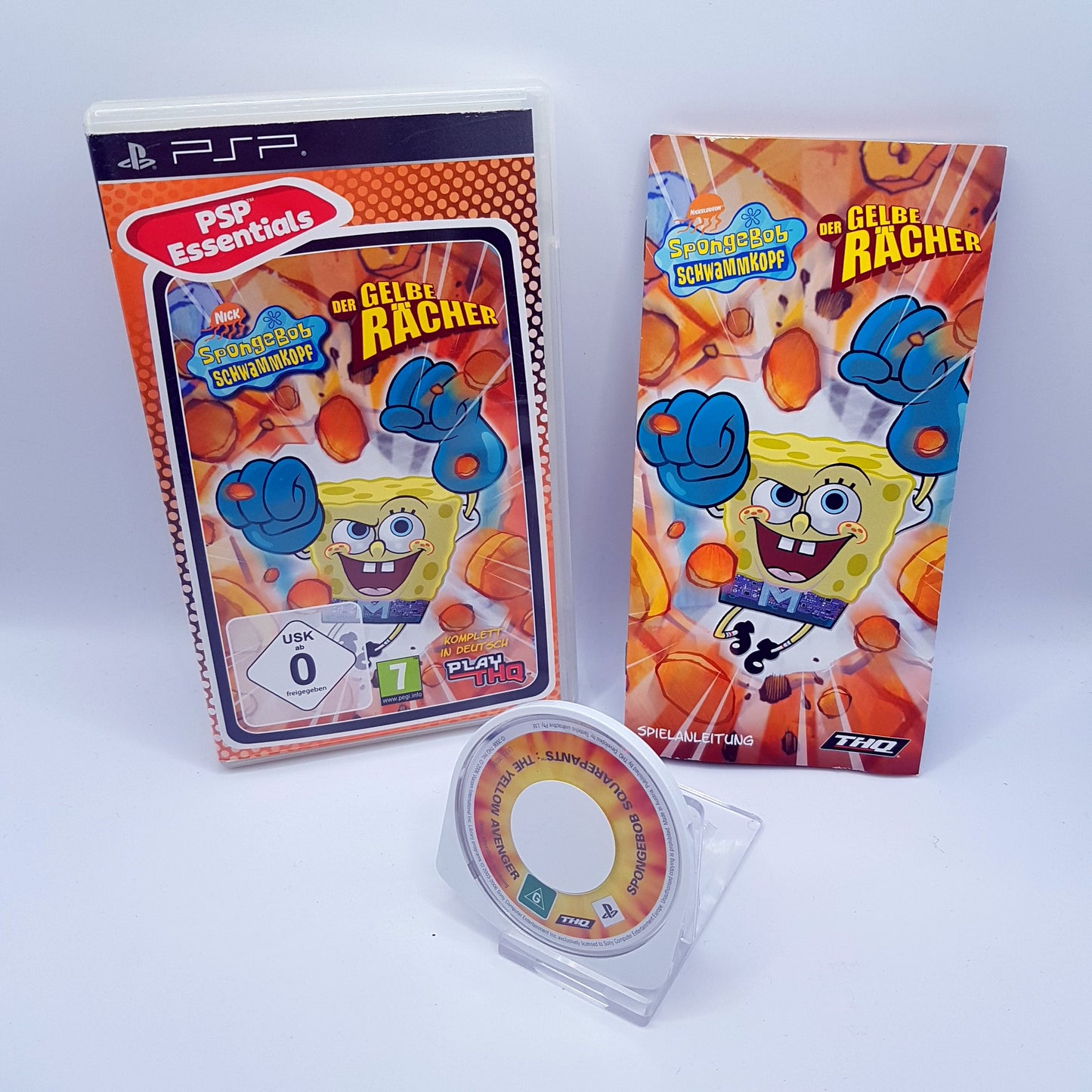 PSP Playstation Portable - Spongebob Schwammkopf - Der gelbe Rächer - gebraucht
