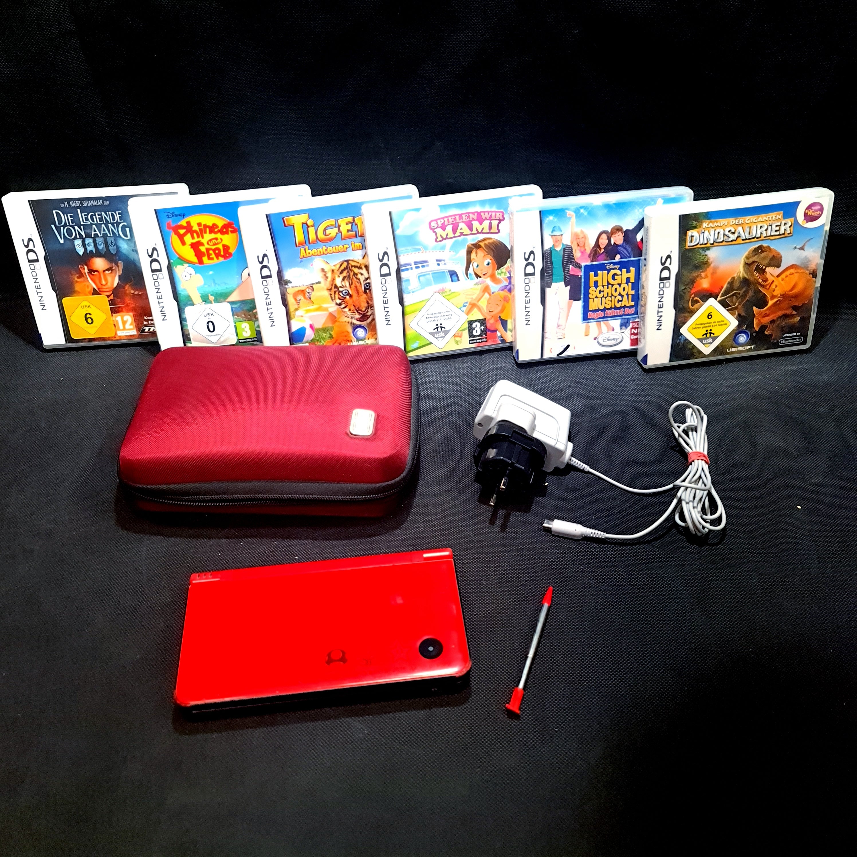 Nintendo DSi XL Konsole 25th Anniversary Super Mario Edition + 6 Spiel
