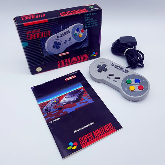 SNES Super Nintendo - Controller Gamepad (inkl OVP & Anleitung) - gebraucht
