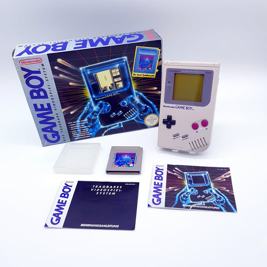 Nintendo Gameboy Konsole mit OVP, Anleitung & Spiel Tetris - gebraucht