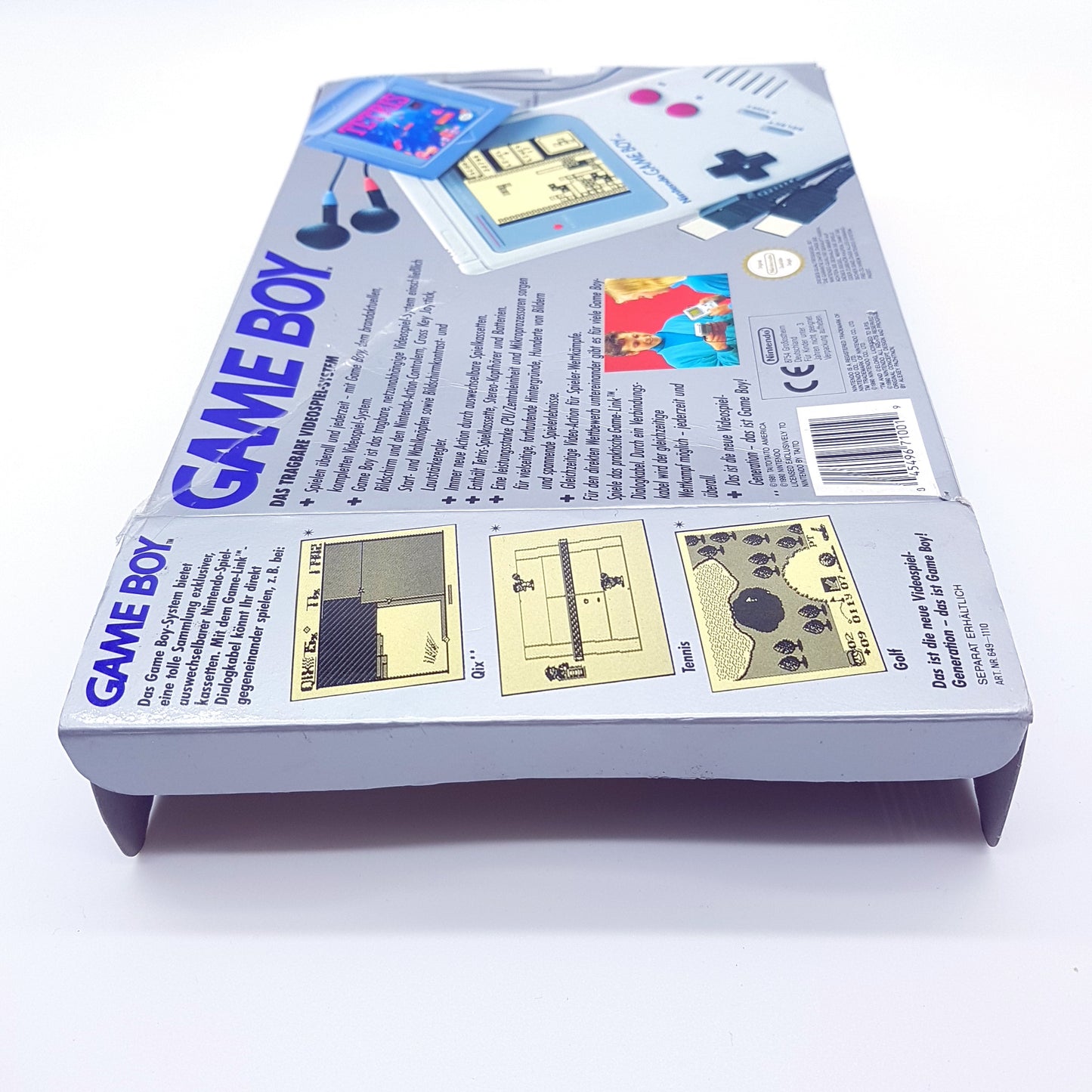 Nintendo Gameboy Konsole mit OVP, Anleitung & Spiel Tetris - gebraucht