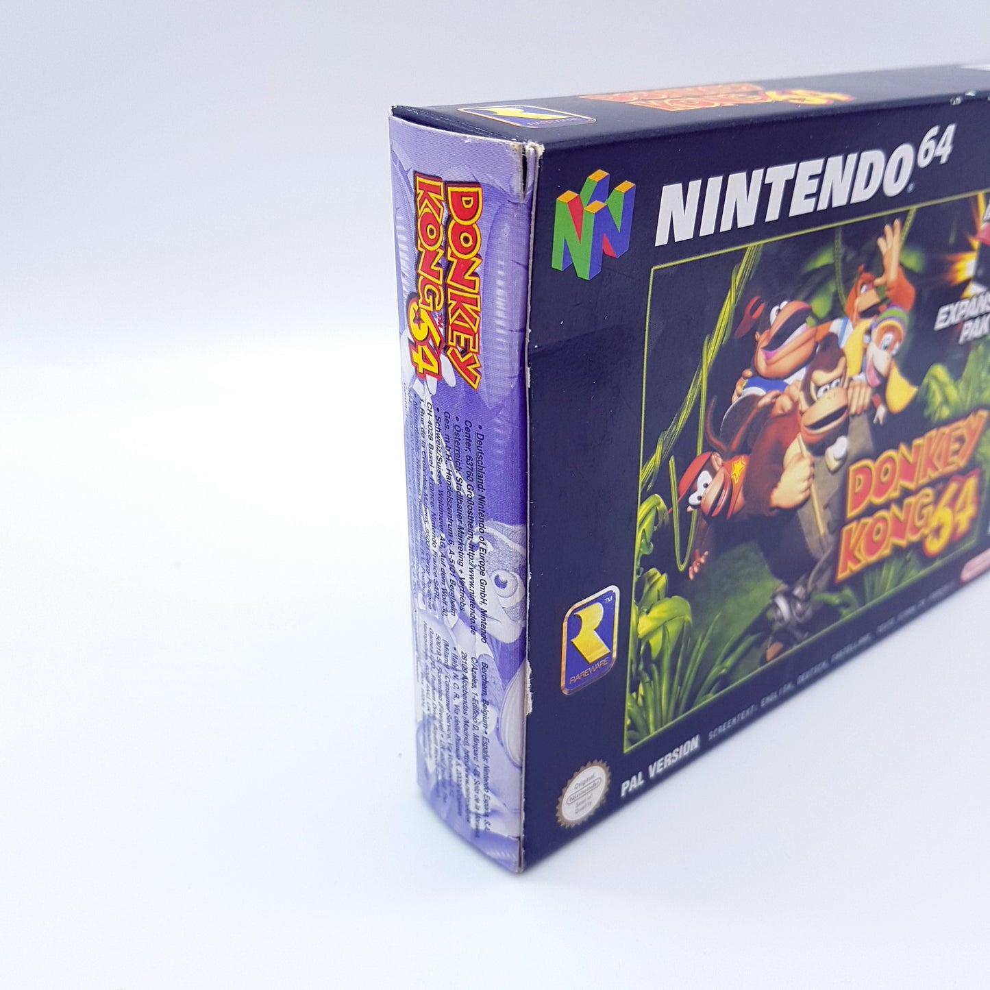 Nintendo 64 - N64 - Donkey Kong 64 mit Expansion Pak - PAL - inkl OVP und Anleitung