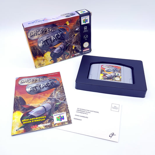 Nintendo 64 - N64 - Chopper Attack - PAL - inkl OVP & Anleitung