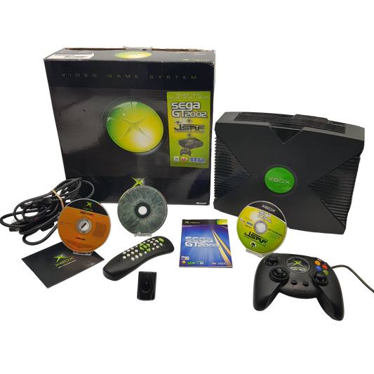 Microsoft Xbox Classic Konsole + Zubehör + OVP + JSRF Jetset Radiofuture - gebraucht