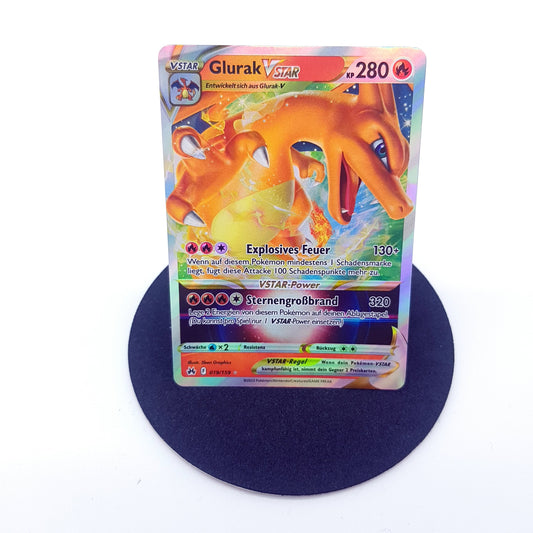 Pokemon Karte - Glurak VStar 019/159 FullArt holo 2023 - deutsch