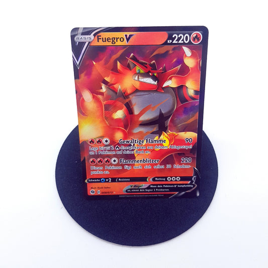 Pokemon Karte - Fuegro V 008/073 FullArt holo 2020 - deutsch