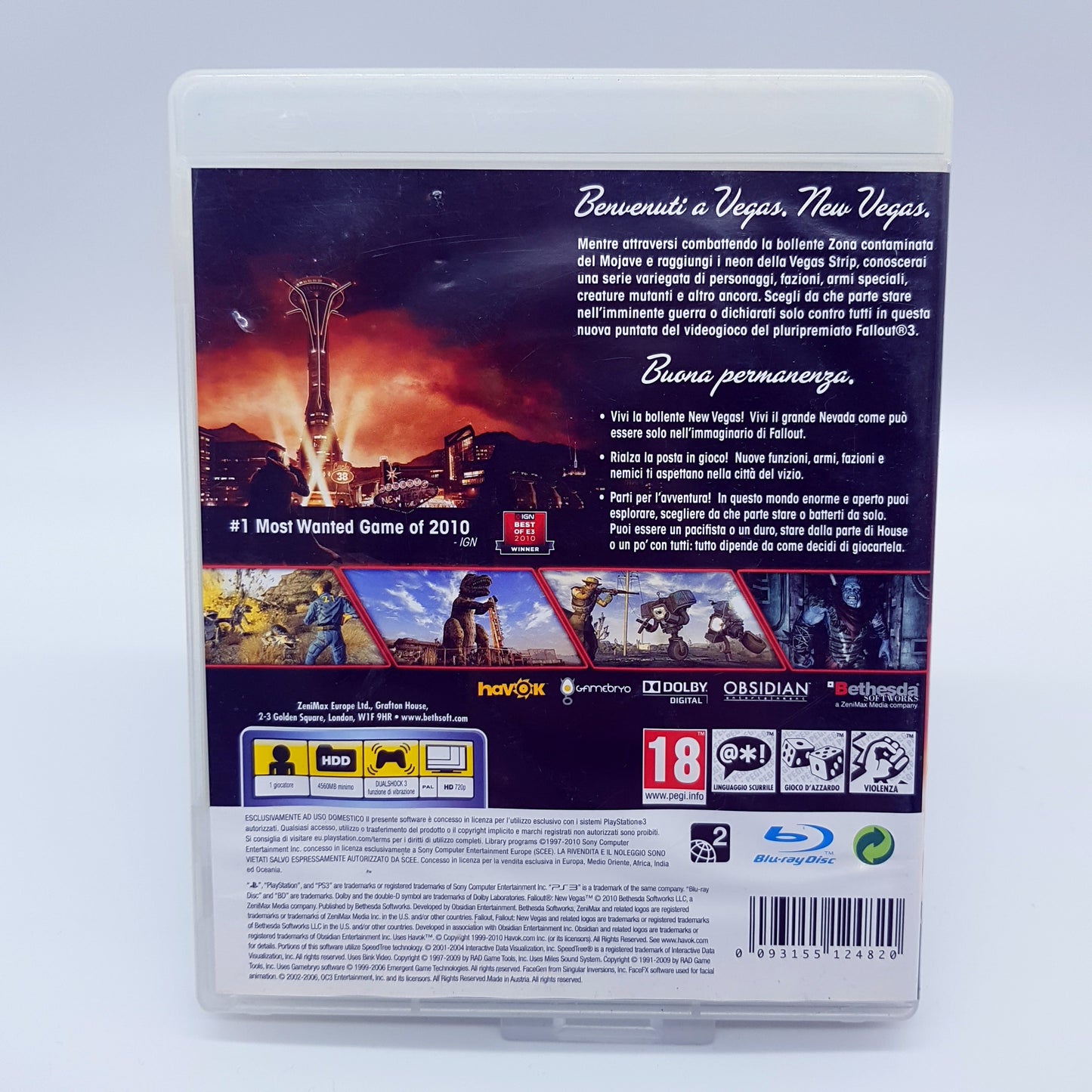 Ps3 Playstation 3 - Fallout New Vegas - italienisch - gebraucht