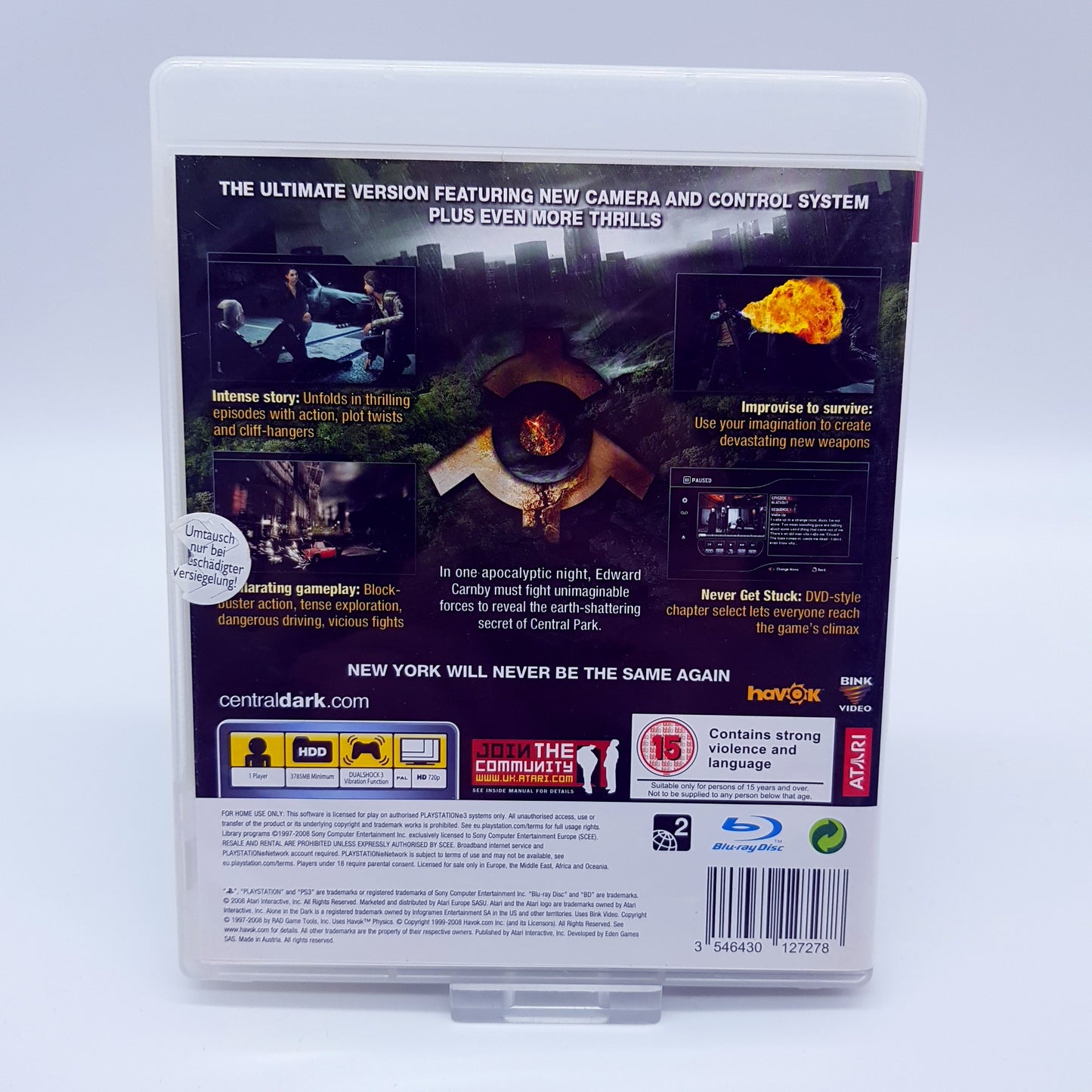 Ps3 Playstation 3 - Alone in the Dark Inferno - gebraucht