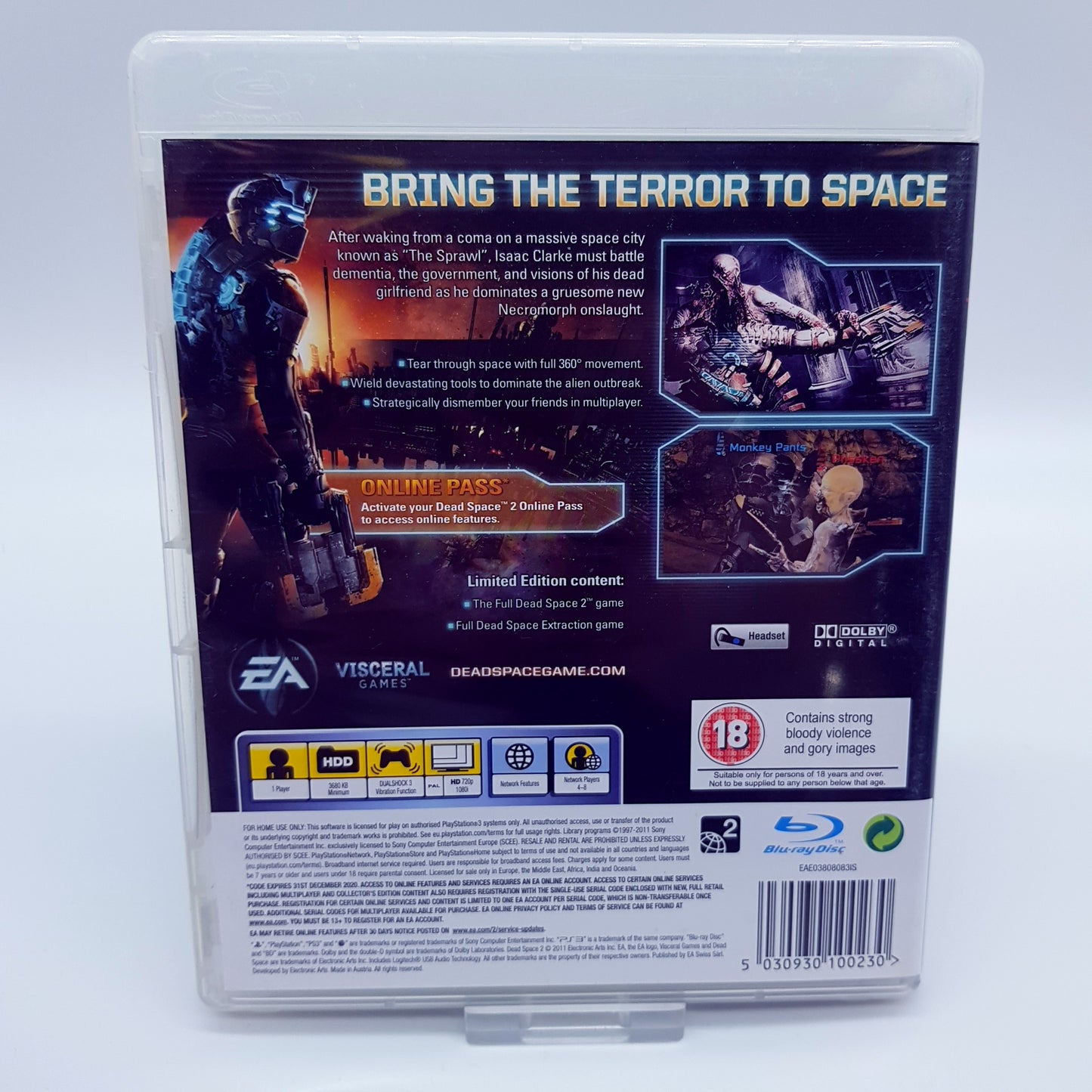 Ps3 Playstation 3 - Dead Space 2 limited Edition - gebraucht