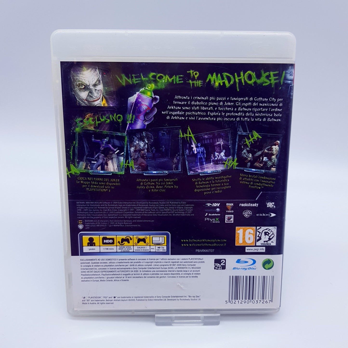Ps3 Playstation 3 - Batman Arkham Asylum - deutsch spielbar - gebraucht