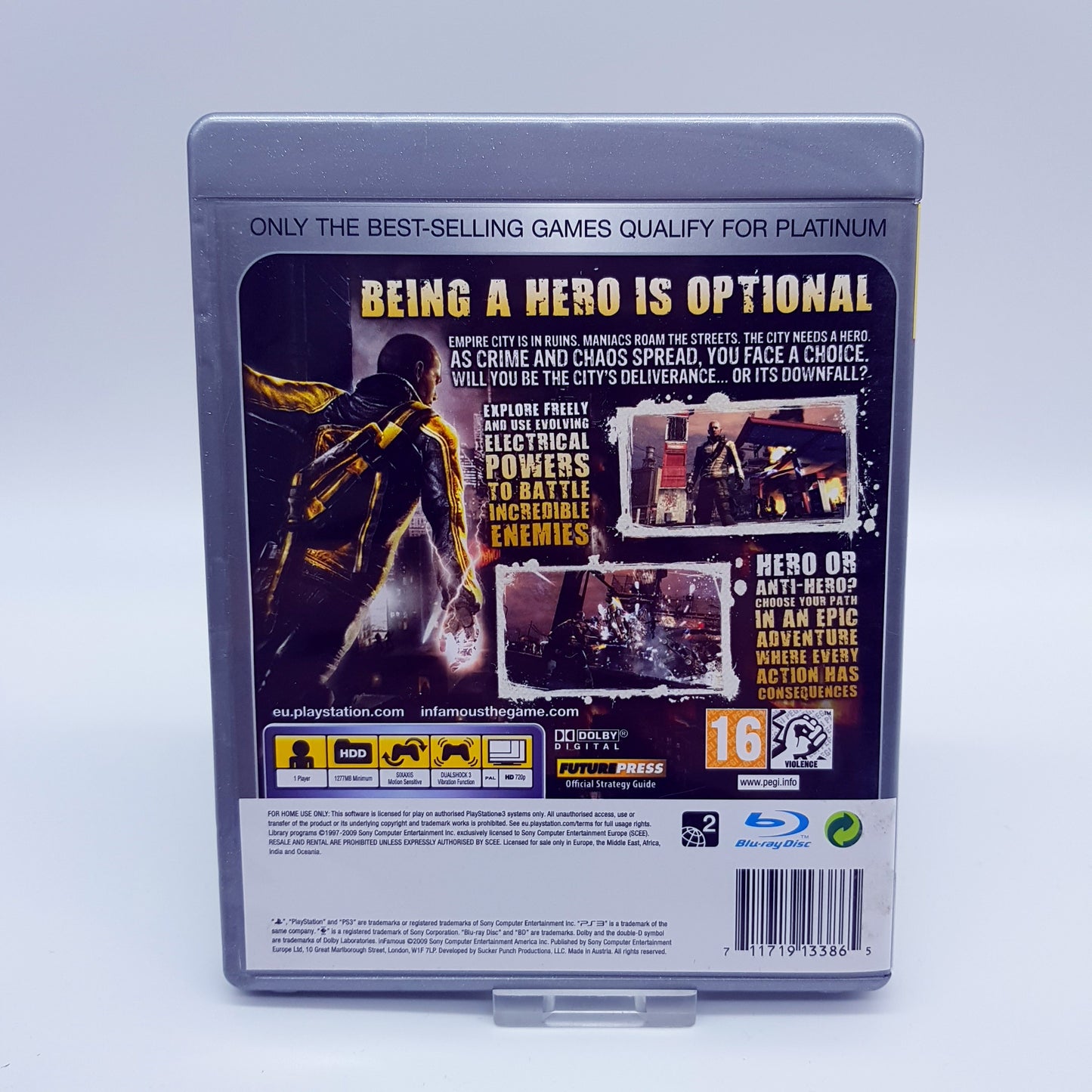 Ps3 Playstation 3 - Infamous Platinum - gebraucht