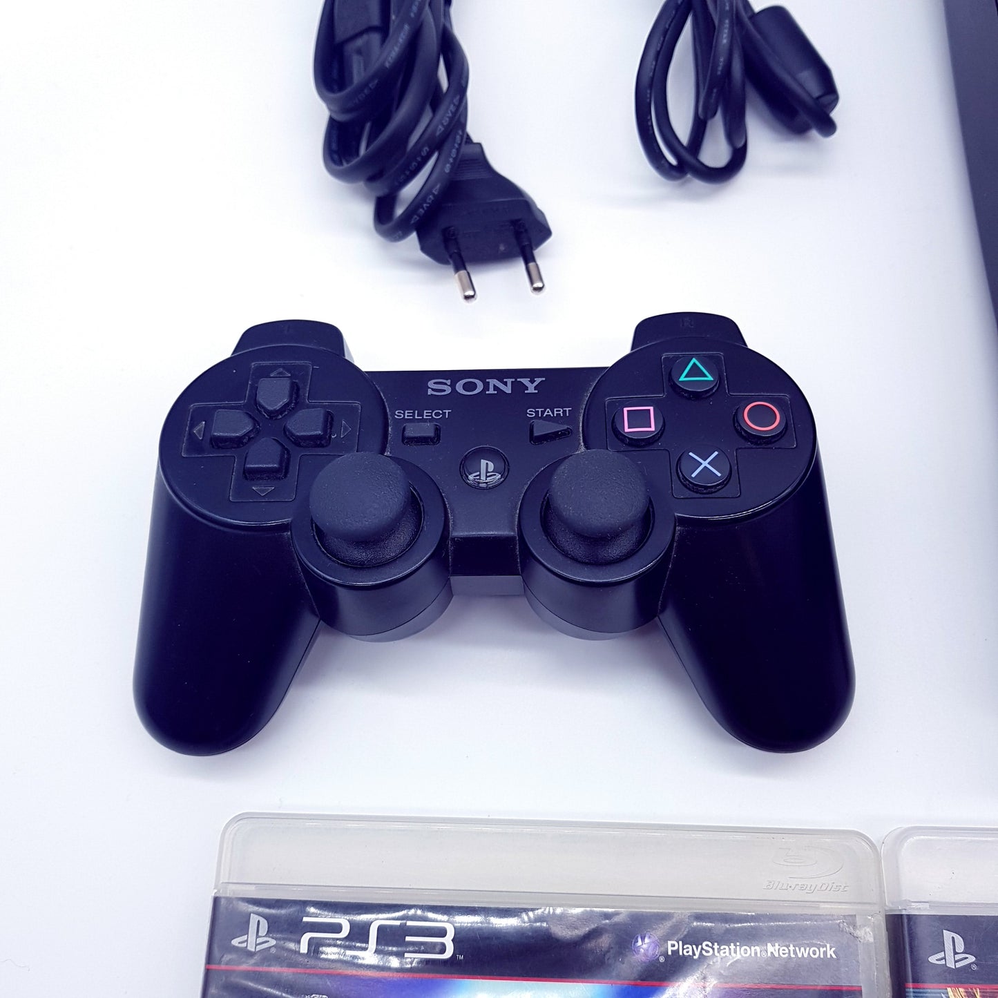 Ps3 Playstation 3 Konsole 160GB Dualshock 3 Controller + 5 Spiele - gebraucht