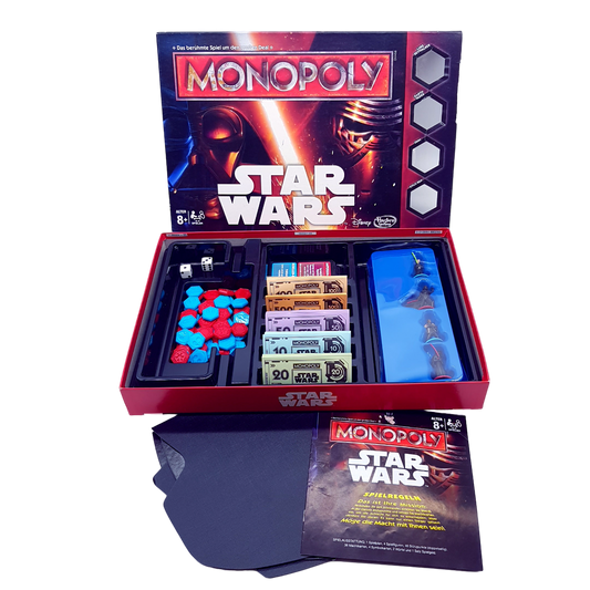 Hasbro Monopoly Disney Star Wars Brettspiel Gesellschaftsspiel Familienspiel