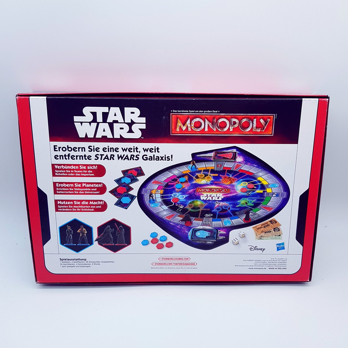 Hasbro Monopoly Disney Star Wars Brettspiel Gesellschaftsspiel Familienspiel - gebraucht