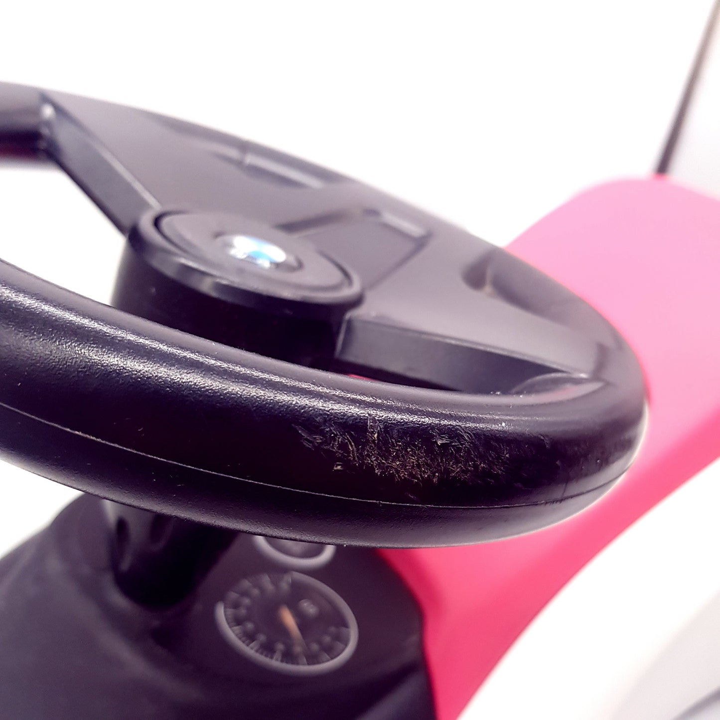 Original BMW Baby Racer III Motorsport weiß & pink / himbeerrot für Kinder - gebraucht