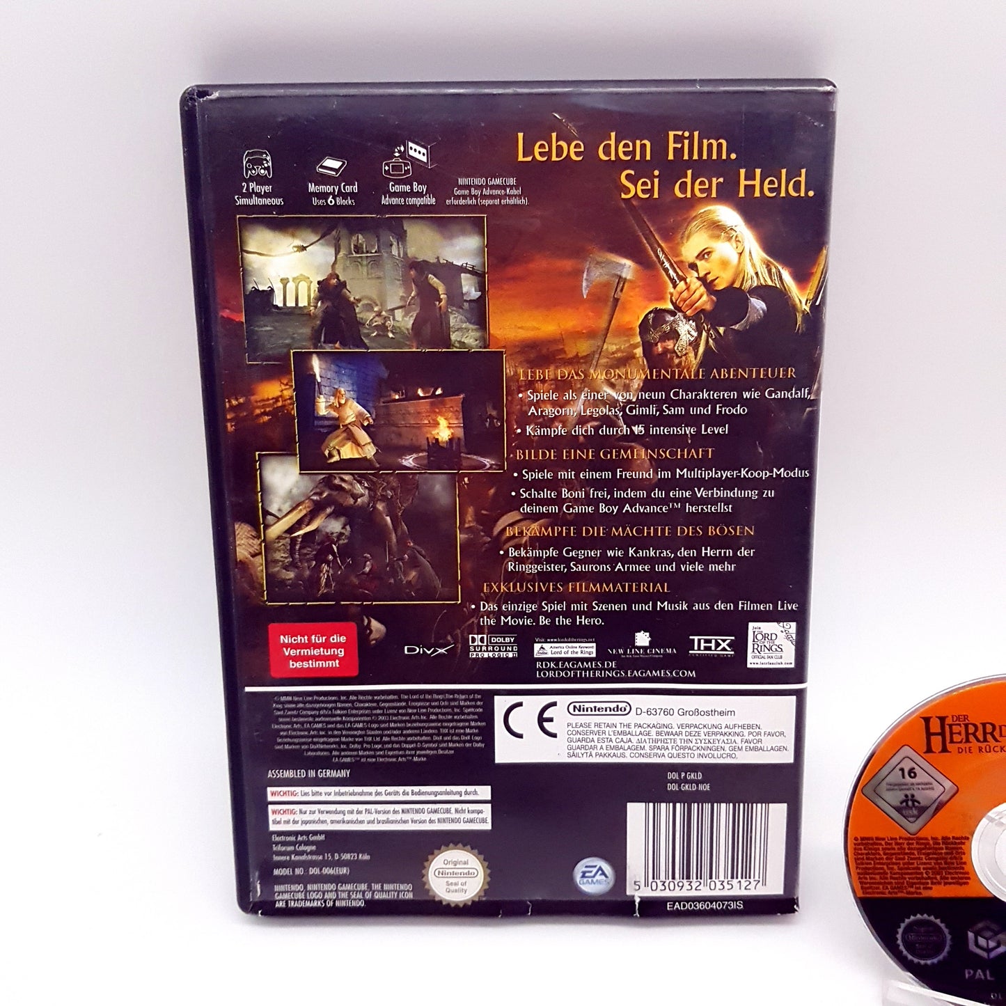 Nintendo Gamecube - Der Herr der Ringe - Die Rückkehr des Königs - gebraucht