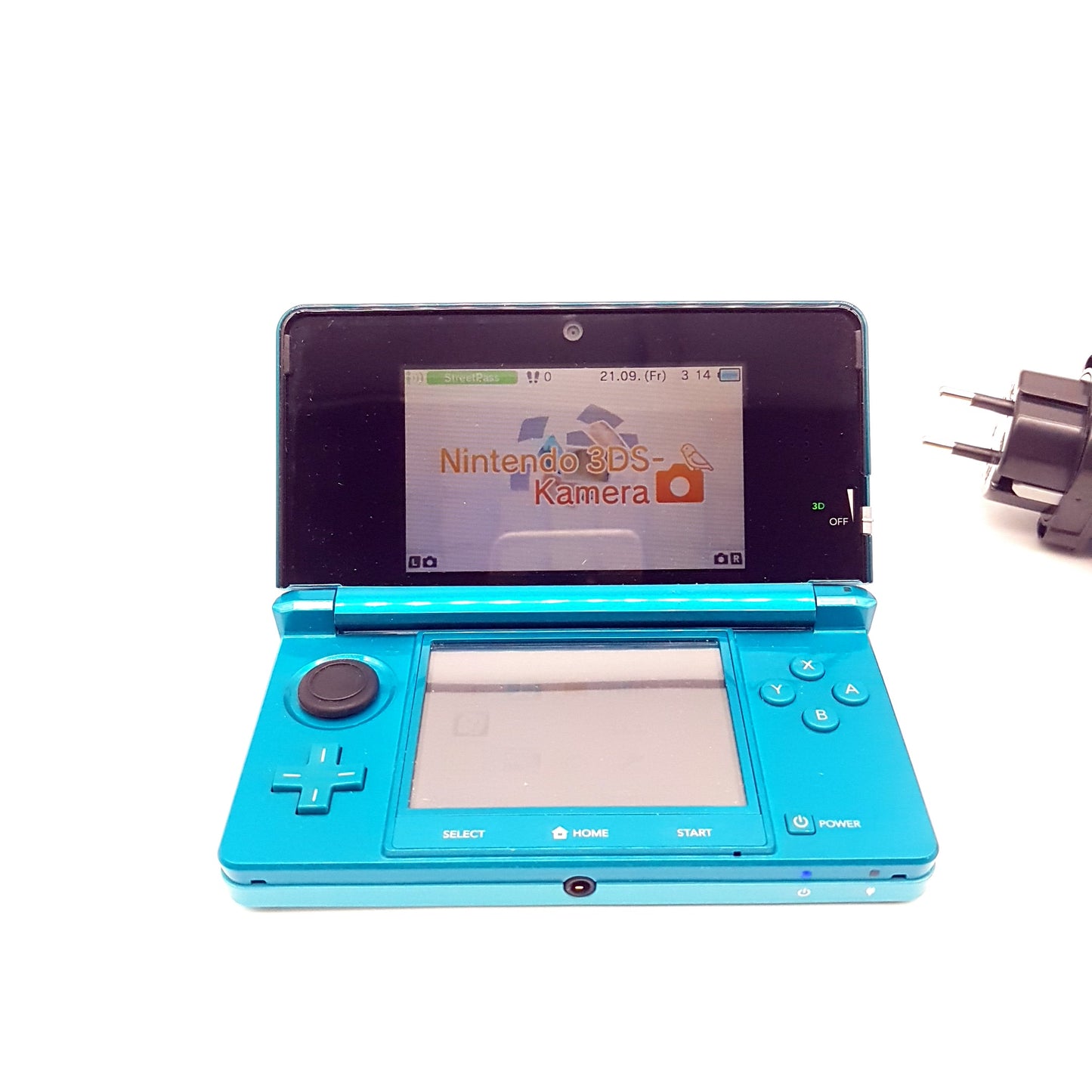 Nintendo 3DS Konsole aqua blau - gebraucht - sehr gut bis neuwertig