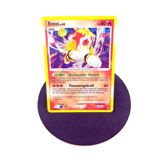 Pokemon Entei 4/132 Holo - mint - deutsch
