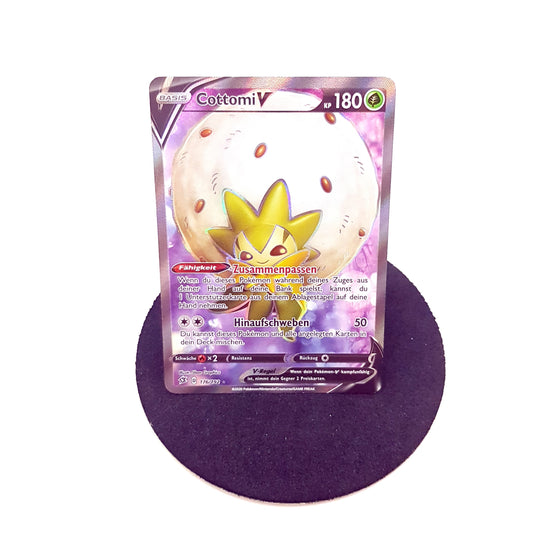 Pokemon Cottomi V 176/192 Holo - near mint - deutsch