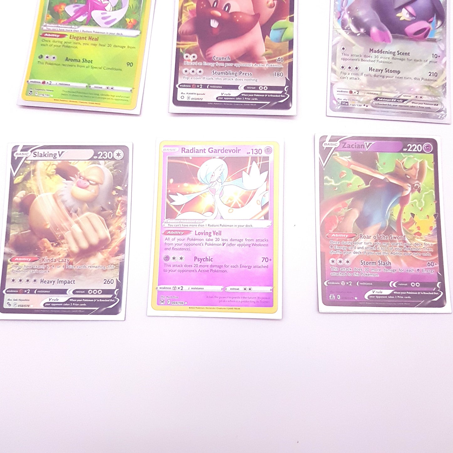 15 x Original englische Pokemonkarten ex gx holo v vmax - mint