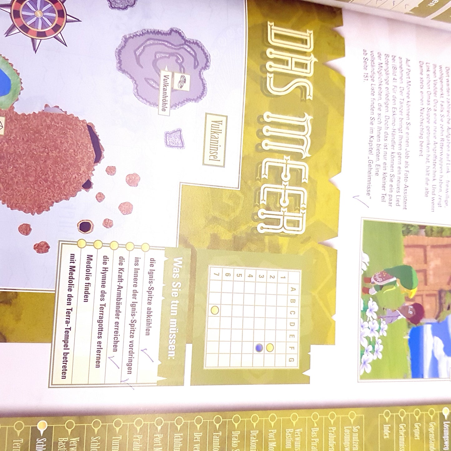 Lösungsbuch The Legends of Zelda The Windwaker (inkl Poster Karte) Nintendo Gamecube