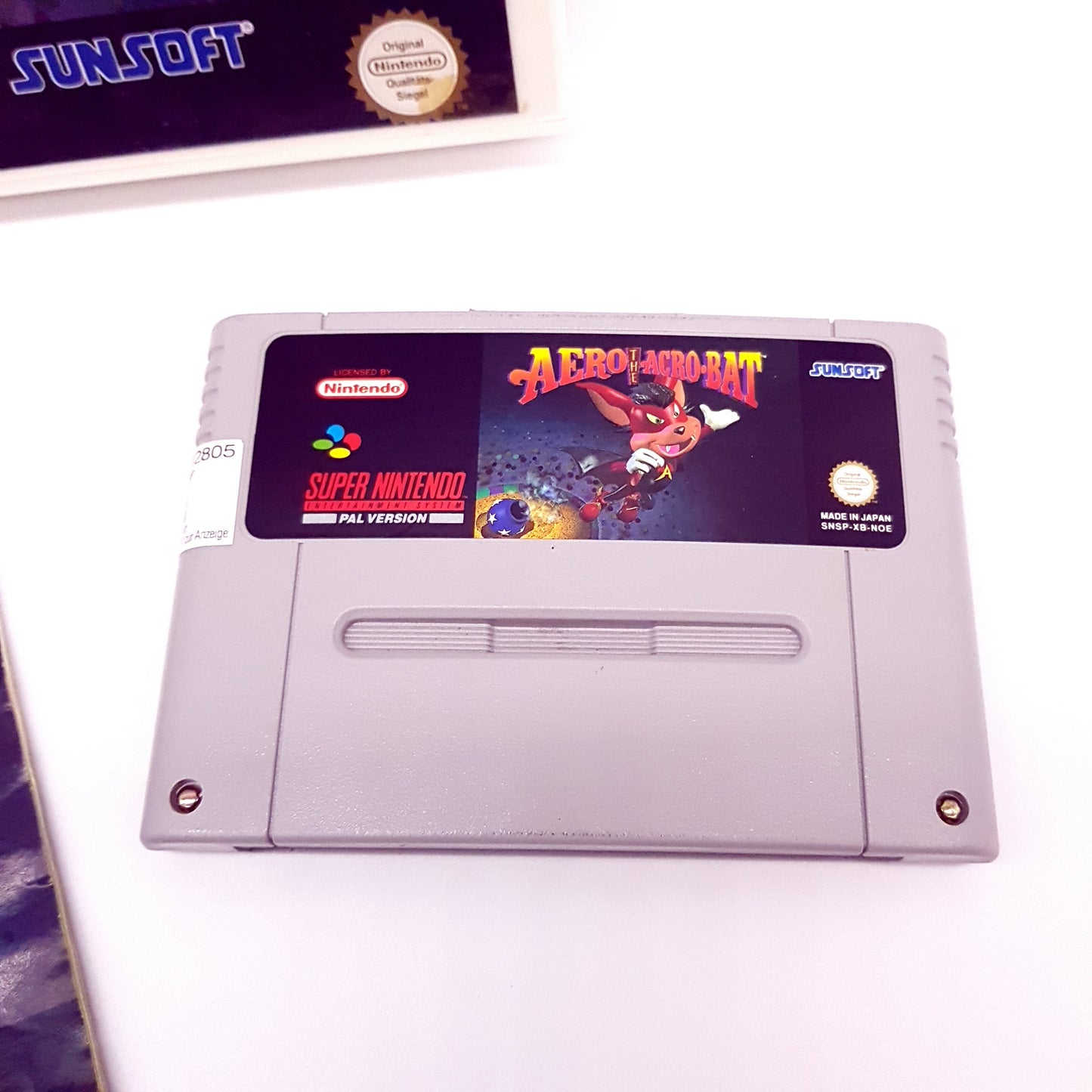 SNES Super Nintendo - Aero Acro-Rat (PAL) inkl Anleitung (ohne OVP)