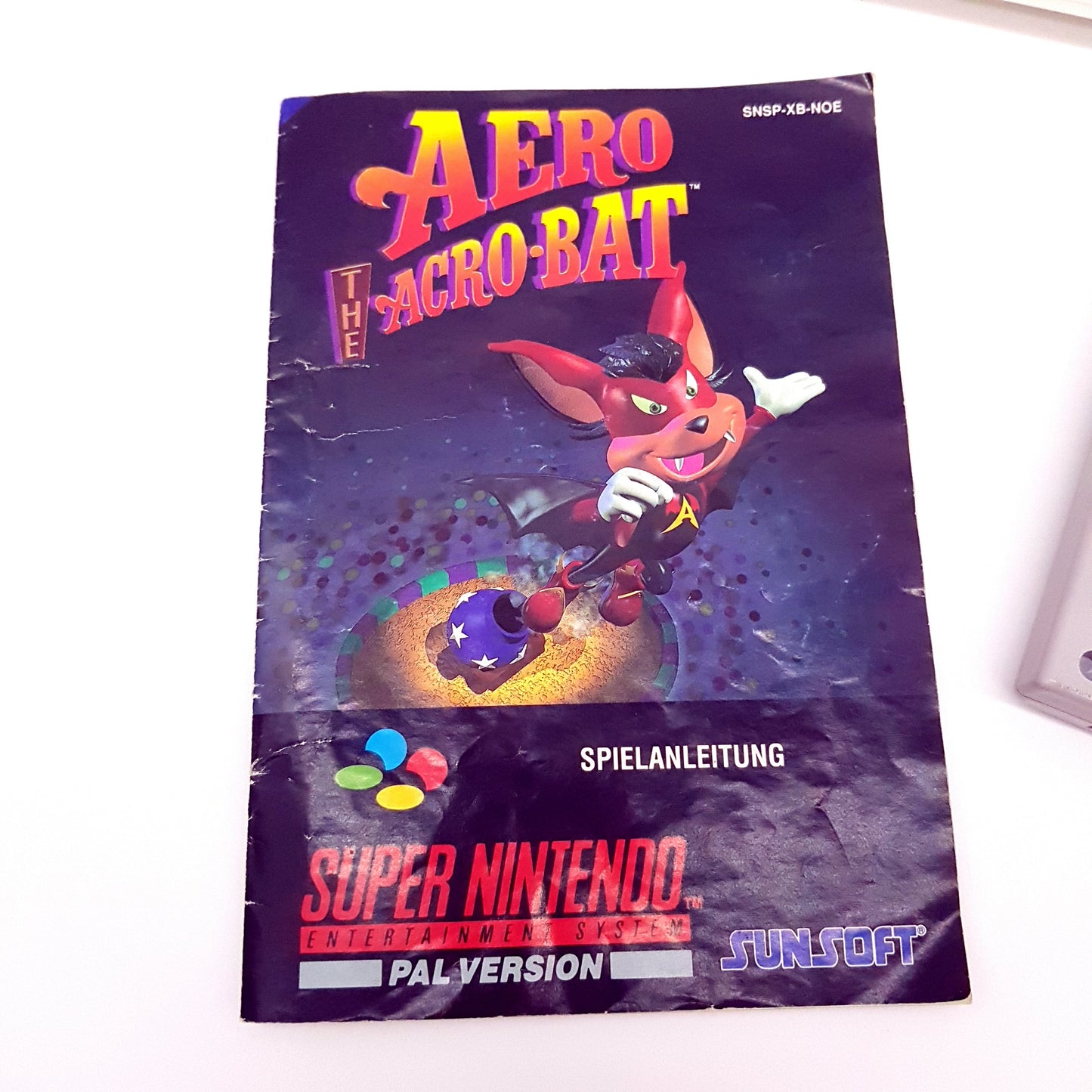SNES Super Nintendo - Aero Acro-Rat (PAL) inkl Anleitung (ohne OVP)