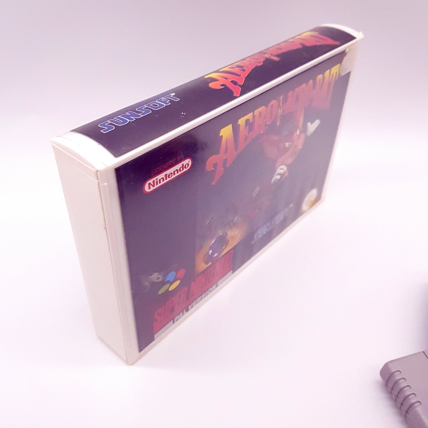 SNES Super Nintendo - Aero Acro-Rat (PAL) inkl Anleitung (ohne OVP)