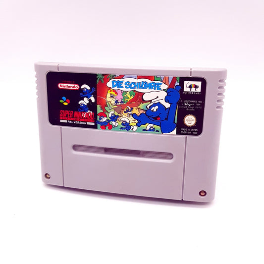 SNES Super Nintendo - Die Schlümpfe - Spielmodul (PAL)