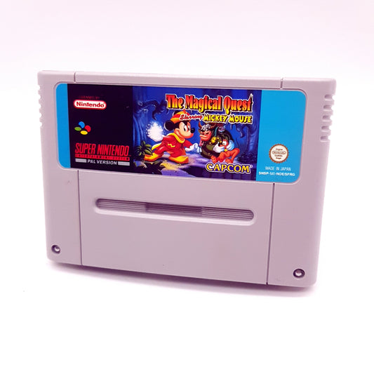SNES Super Nintendo - The Magical Quest Starring Mickey Mouse - Spielmodul (PAL)