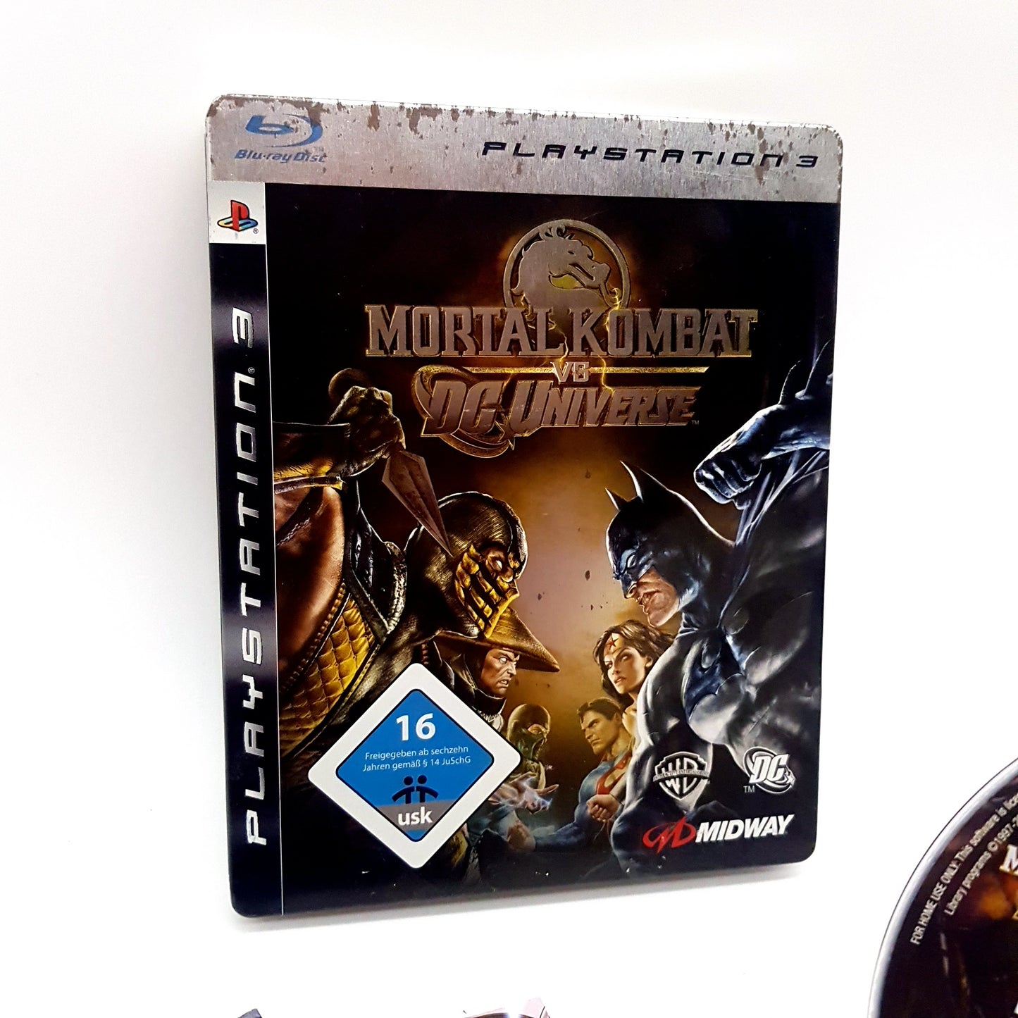 Ps3 Playstation 3 - Mortal Kombat Vs DC Universe - Spiel mit Steelbook - gebraucht - gut