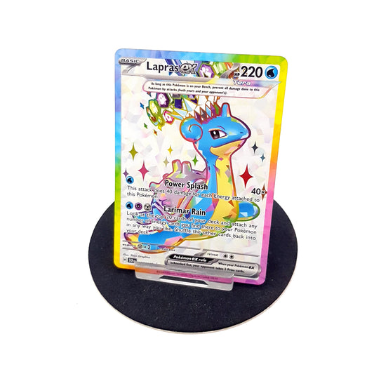 Pokemon Lapras ex 158/142 holo Full Art ultra rare secret - stellar crown - englisch - NM