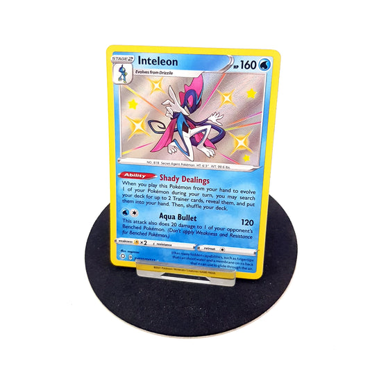 Pokemon Inteleon SV027/SV122 holo shiny rare - shining fates - englisch - NM