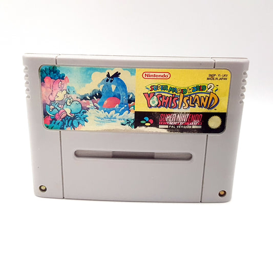 SNES Super Nintendo Spiel - Super Mario World 2 - Yoshi´s Island - PAL Modul